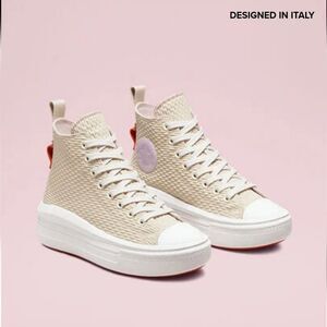 CONVERSE All Star Move High "Future Utility" Platform Sneakers - Size 7 1/2‎